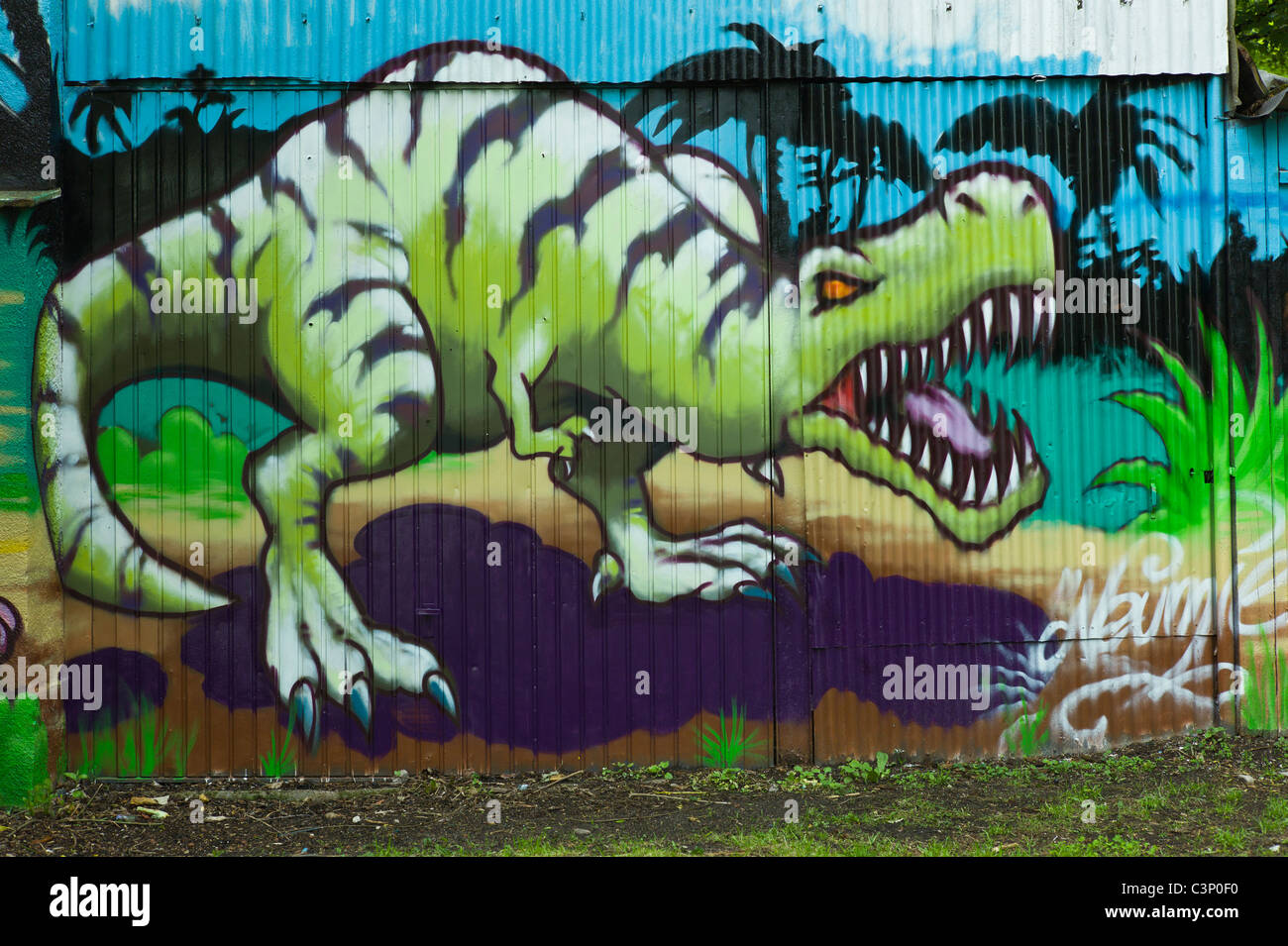Dinosaur Graffiti Board